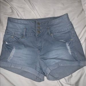 Blue Jean Shorts